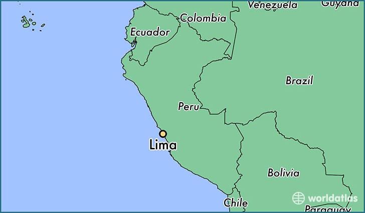 Lima peru na svetovni zemljevid