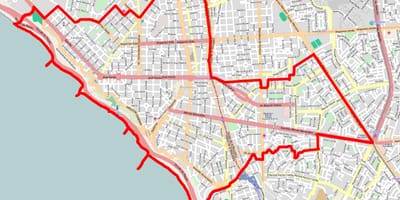 Lima miraflores zemljevid