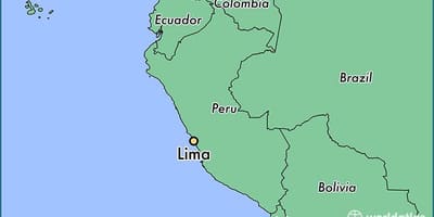 Lima peru na svetovni zemljevid